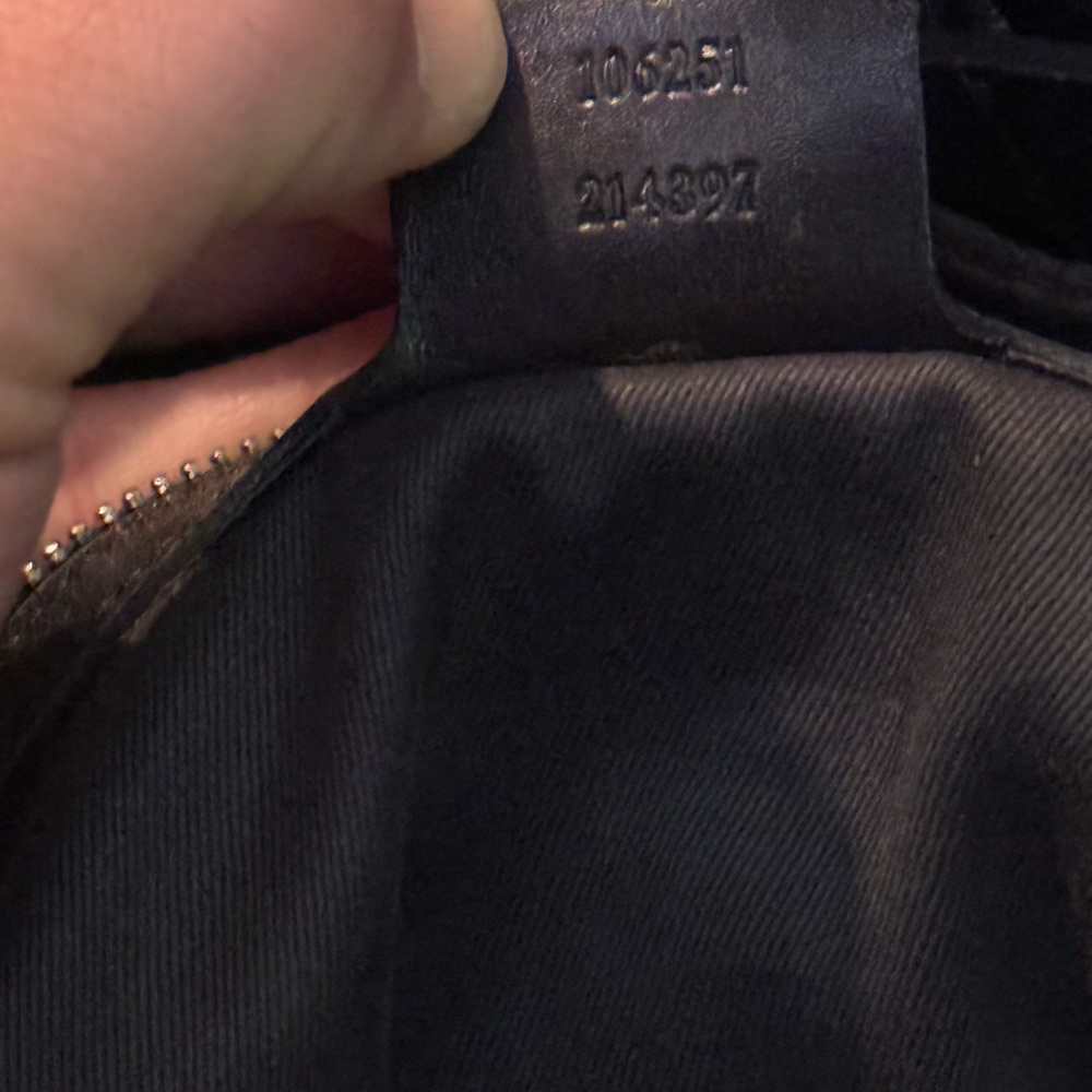 Gucci Black GG Supreme Canvas Leather Trim Large Tote - Picture 15 of 15